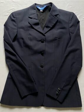 R.J. Classic Women's Navy Blue Show Coat